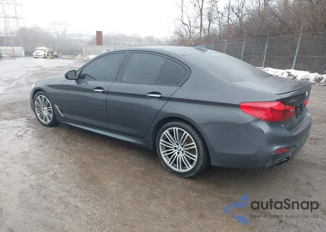 2018 BMW M550I xDrive из США, поврежденный, VIN WBAJB9C54JB034827